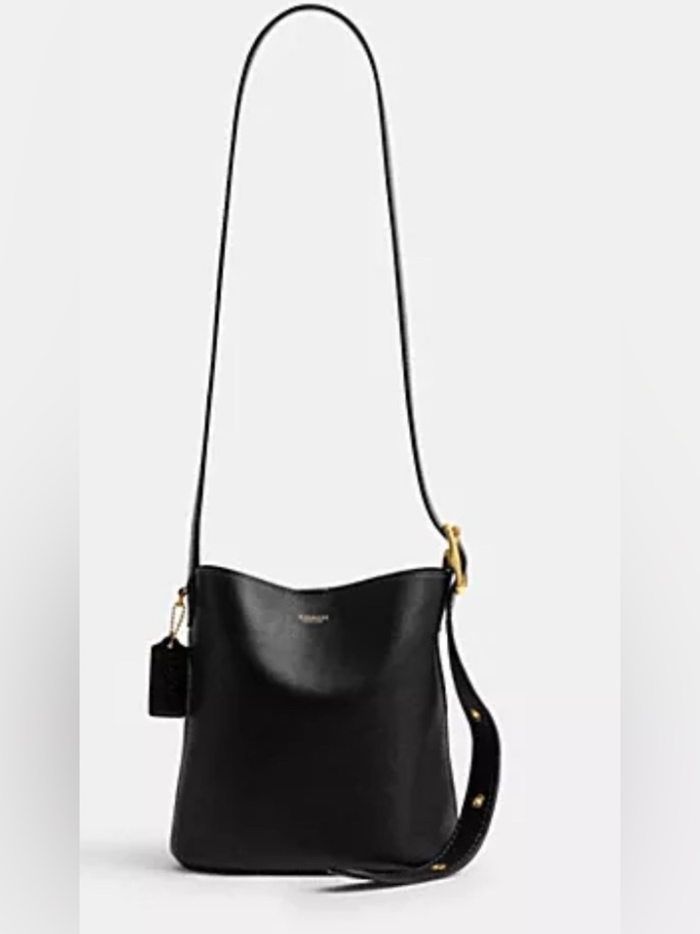 Coach Black Leather Blecker Bag 21